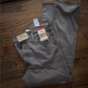 nwt Levi's Charcoal Wedgie Straight Jeans size 14